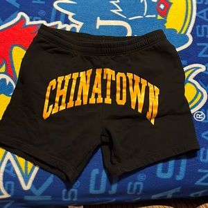 NWOT Chinatown Market sweat shorts (large)